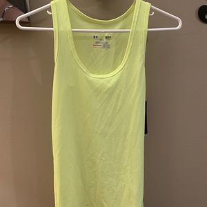 Under Armor Women’s yellow athletic tank top